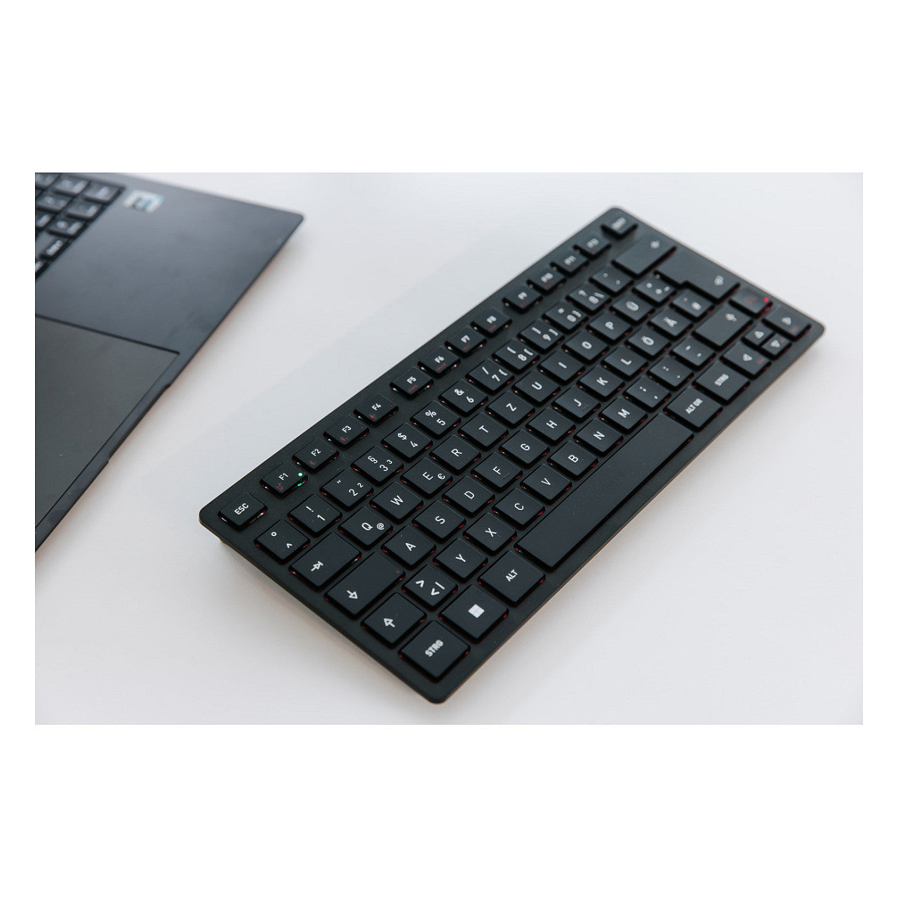 Cherry KW 9200 MINI - Tastatur - QWERTZ - Deutsch - Schwarz