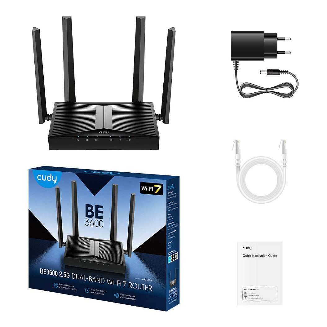 Cudy BE3600 2.5G Wi-Fi 7 Mesh Router