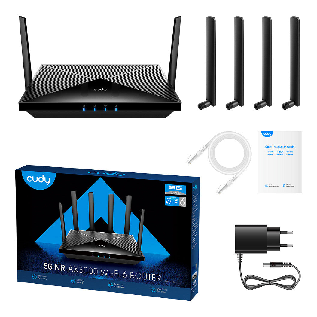 Cudy AX3000 Wi-Fi 6 5G Mesh Gigabit Router