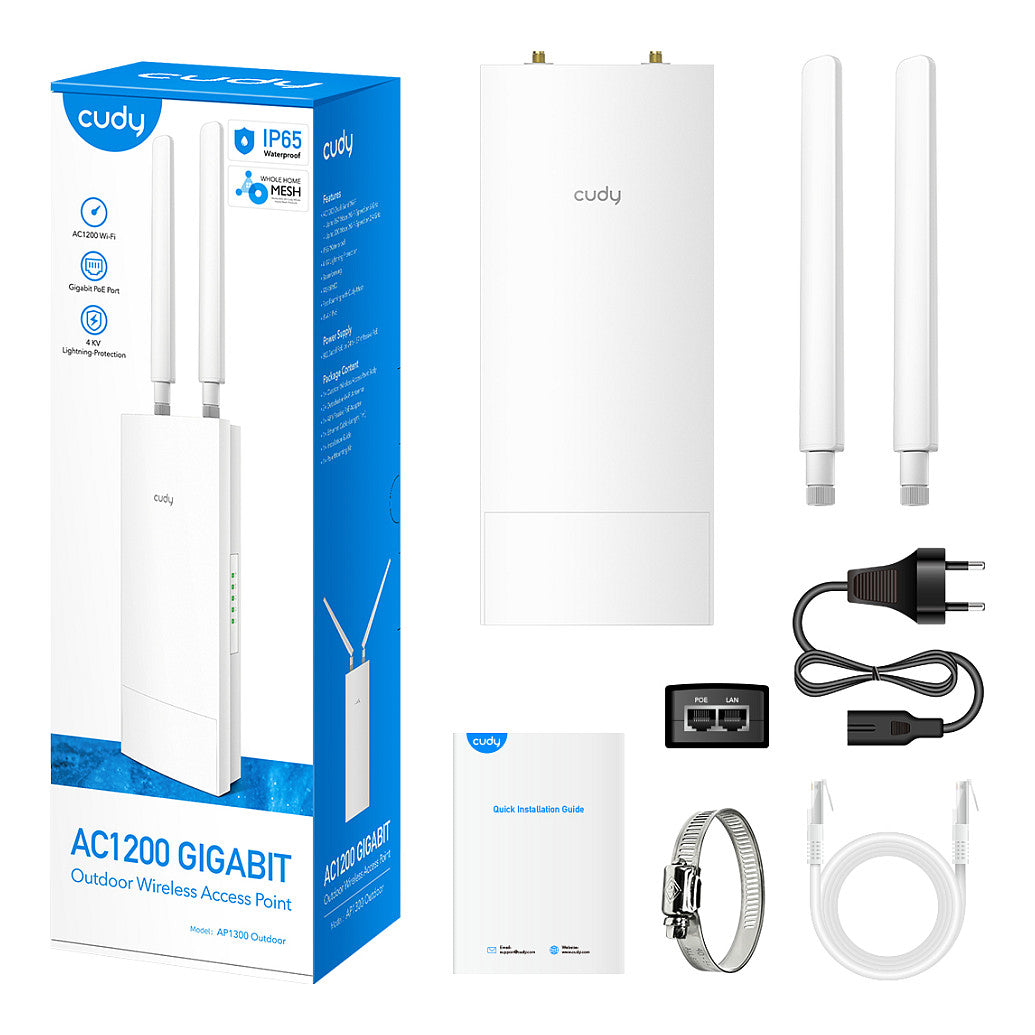 Cudy AC1200 WiFi Gigabit Outdoor Access Point