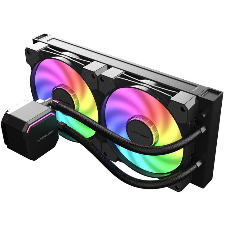 K Cooler LC-Power LC-CC-240-B-ARGB All-in-One-Flüssigkeitskühler