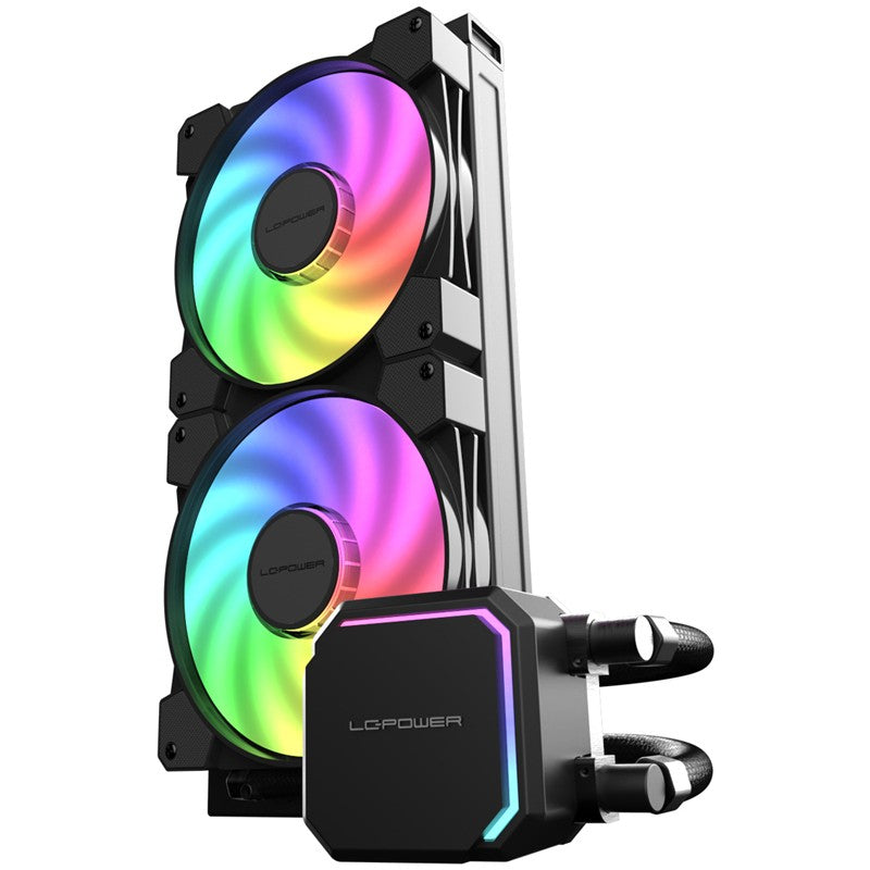 K Cooler LC-Power LC-CC-280-B-ARGB All-in-One-Flüssigkeitskühler