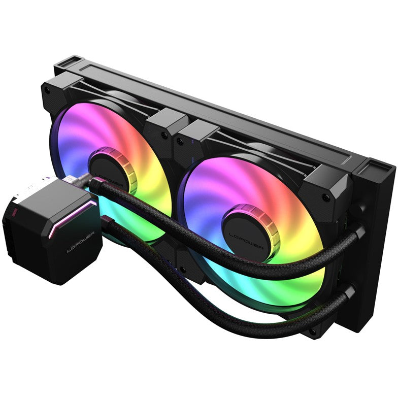 K Cooler LC-Power LC-CC-280-B-ARGB All-in-One-Flüssigkeitskühler