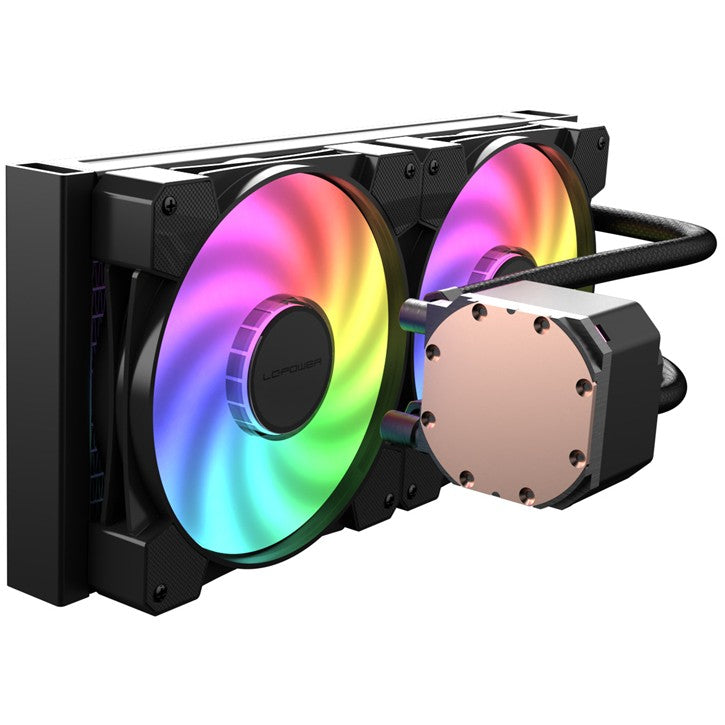 K Cooler LC-Power LC-CC-280-B-ARGB All-in-One-Flüssigkeitskühler