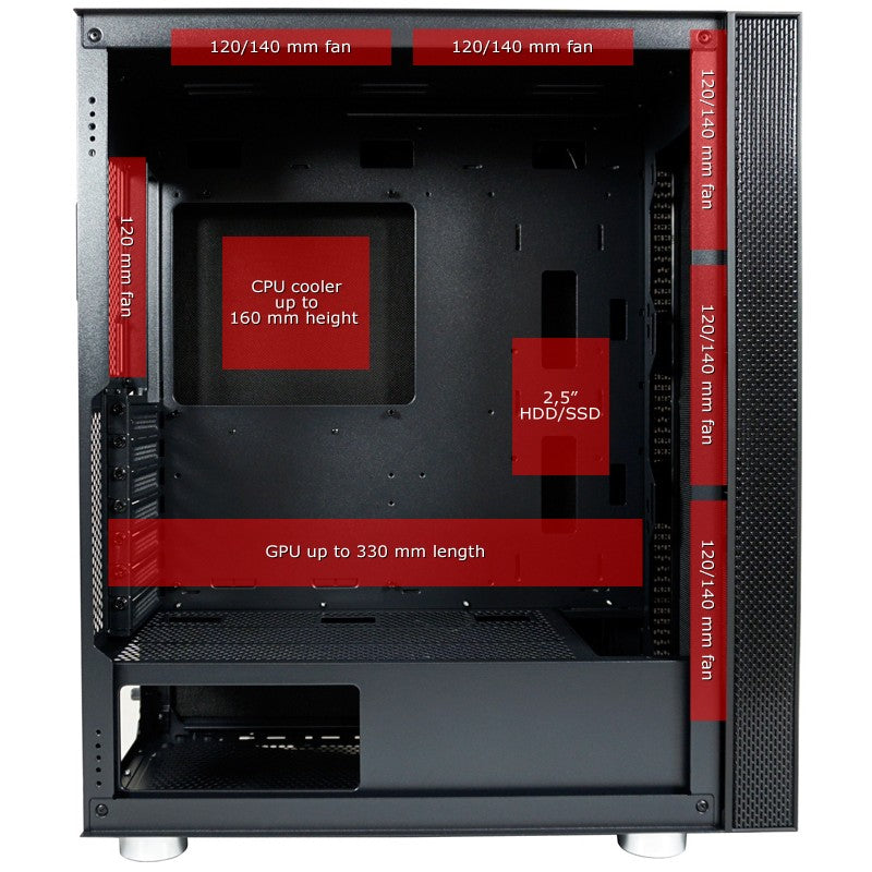 Midi LC-Power 8000B