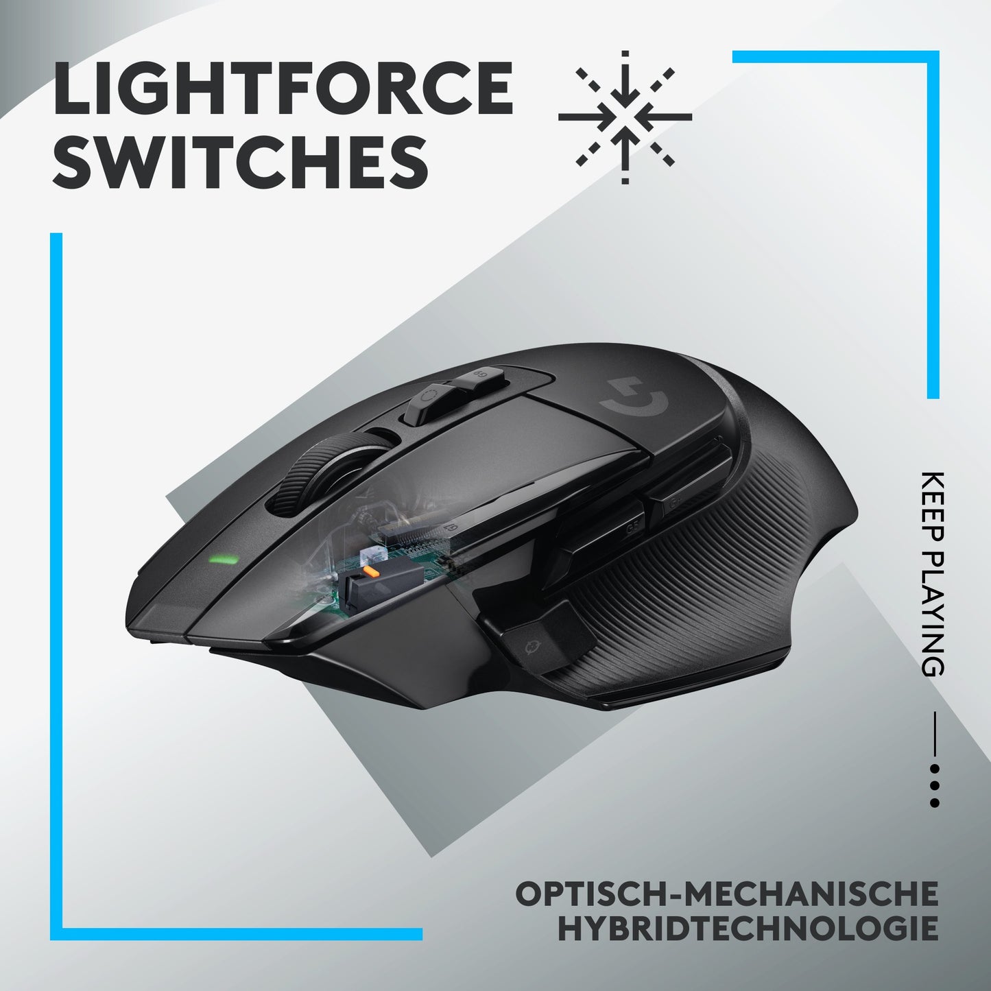 Logitech Mouse G502 X LIGHTSPEED Gaming Wireless black
