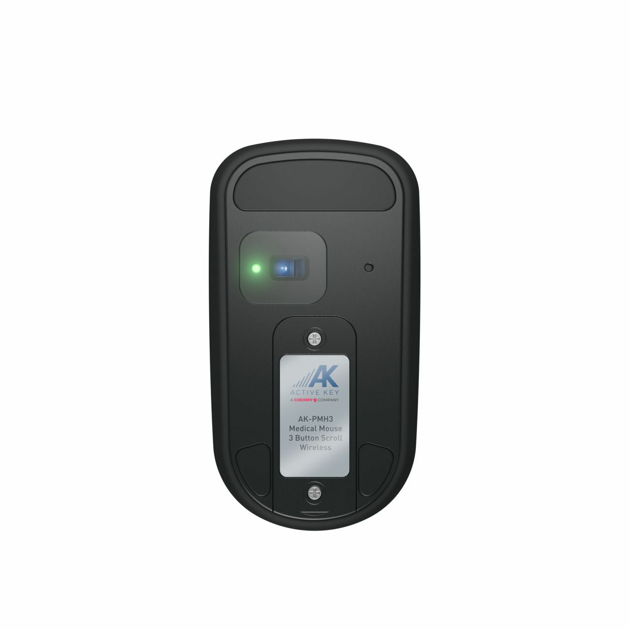 Cherry Mouse AK-PMH3 Medical 3-Button Scroll Wireless sealed Black IP68 kabellos. 3-Button-Scroll-Steuerung. IP68