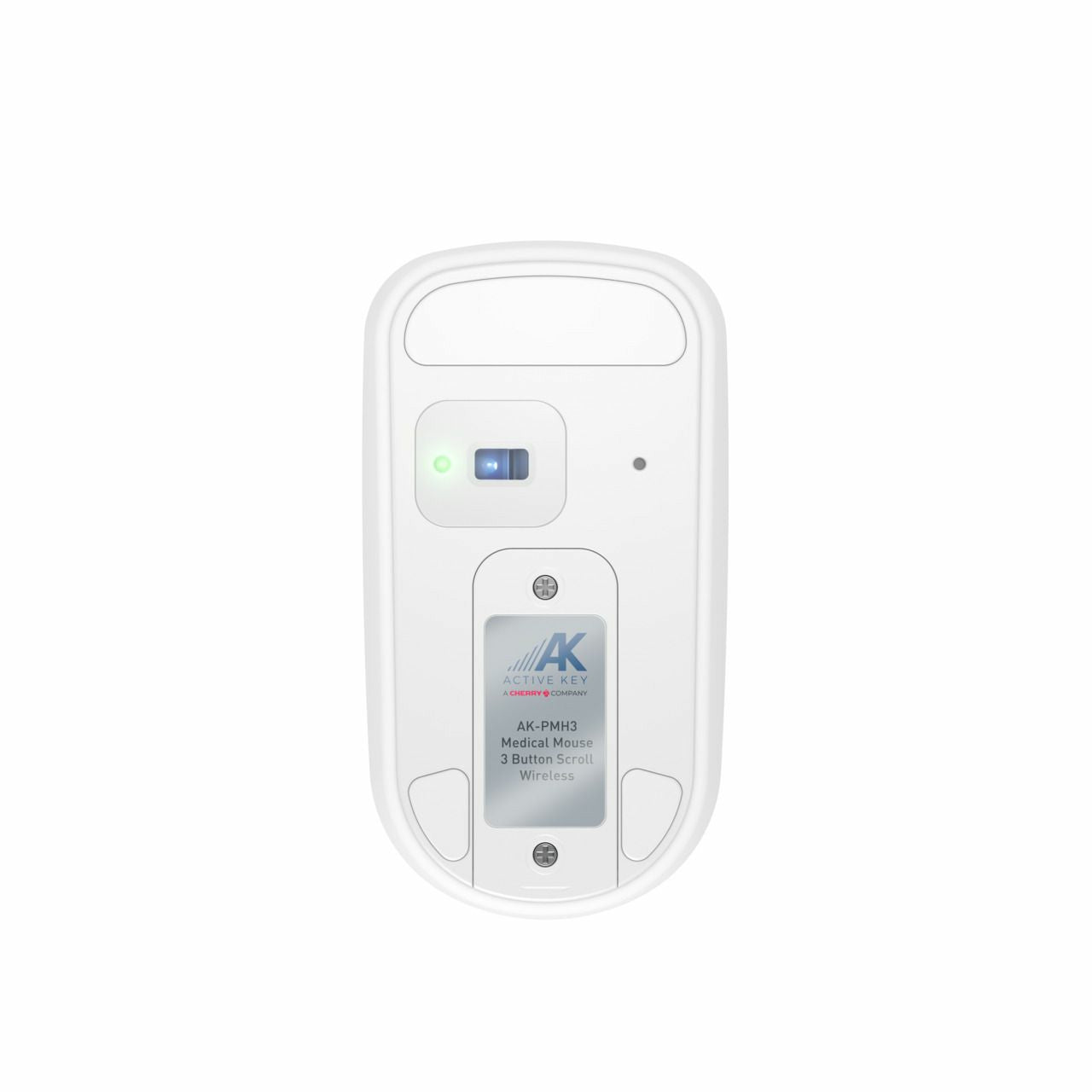 Cherry Mouse AK-PMH3 Medical 3-Button Scroll Wireless sealed white IP68 kabellos. 3-Button-Scroll-Steuerung. IP68