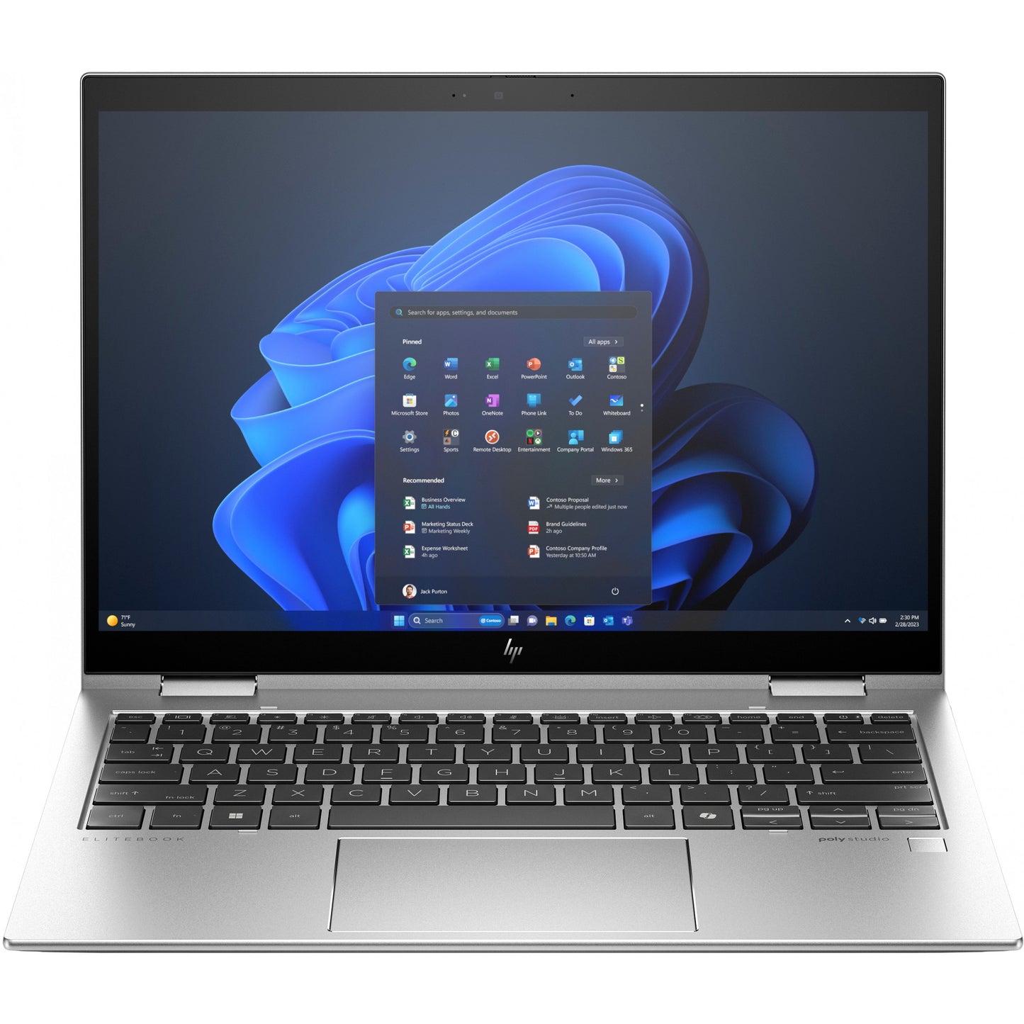 HP Elite x360 830 G11 Intel Core Ultra 7 155U 33,78cm 13,3Zoll WUXGA 16GB 512GB/SSD LTE W11P 1J War (DE)
