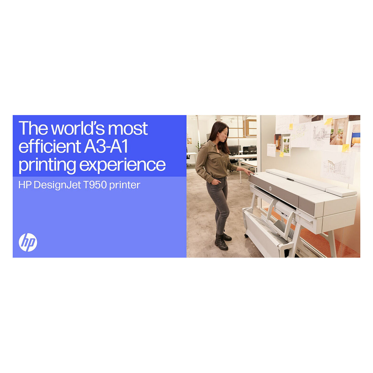 HP DesignJet T950 91,4cm 36"" Großformatdrucker LAN WiFi 2 Jahre Garantie"