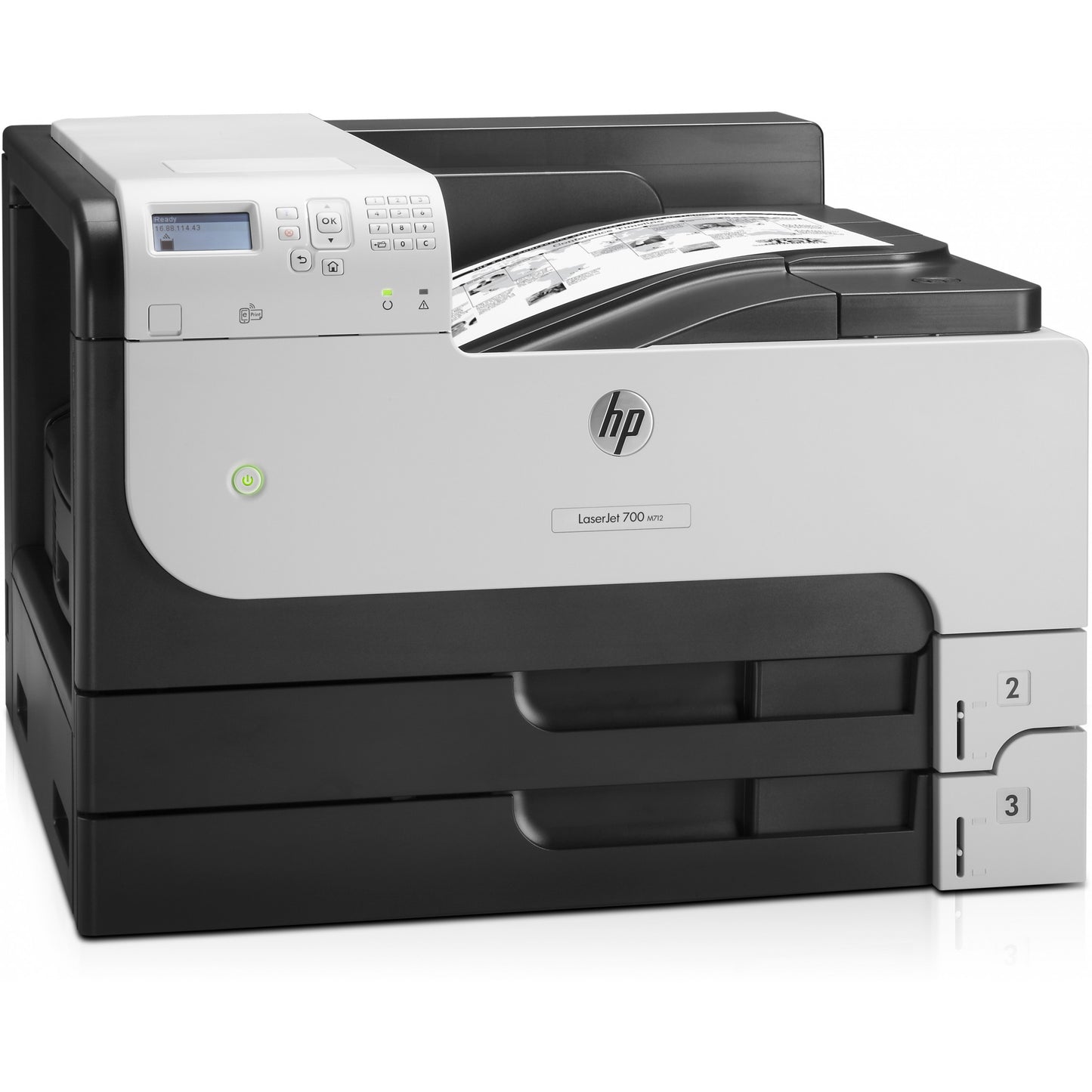 L HP LaserJet Enterprise M712dn S/W-Laserdurcker A3 LAN Duplex