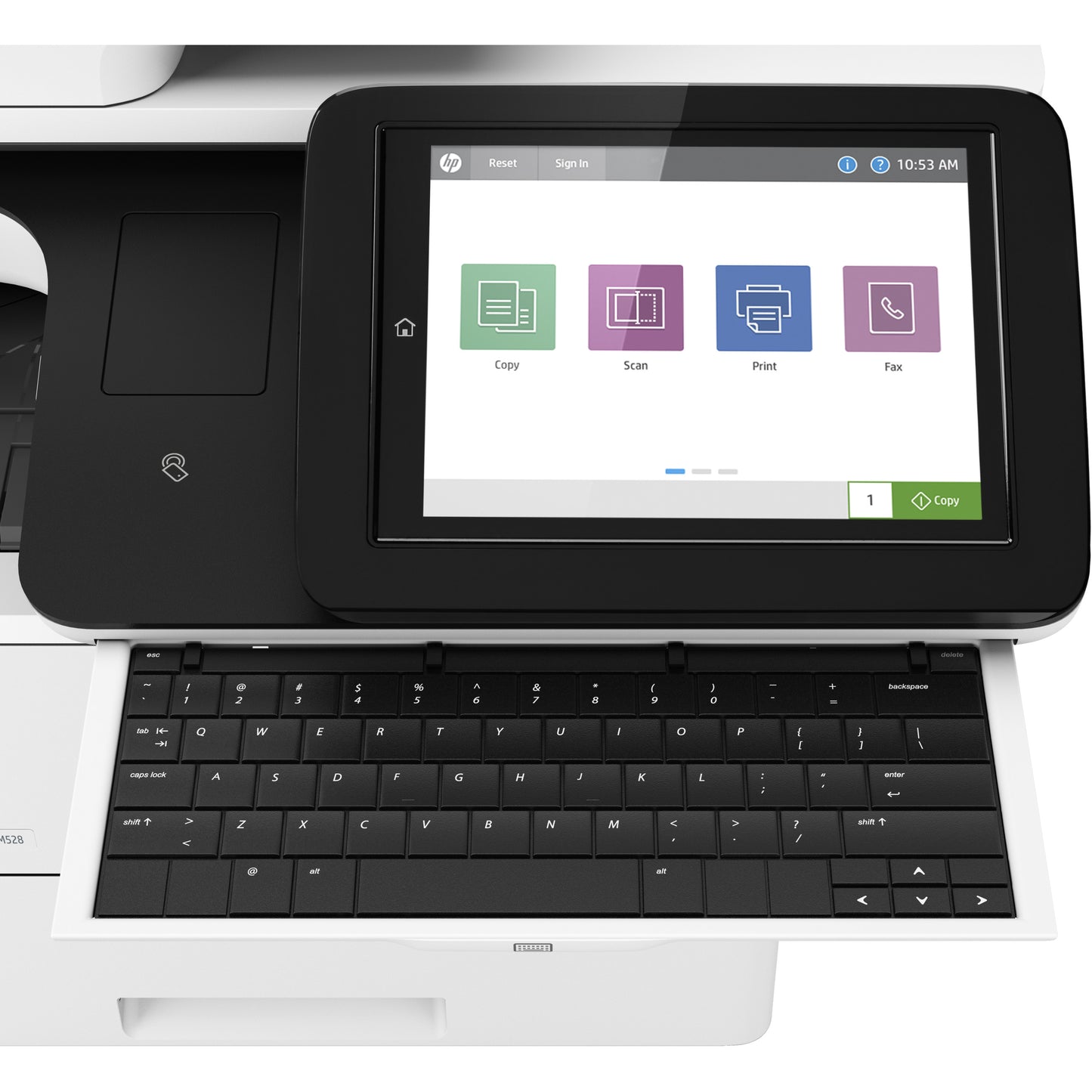 L HP LaserJet Enterprise Flow MFP M528z Laser-Multifunktionsdrucker 4in1 A4 LAN Wi-Fi NFC USB