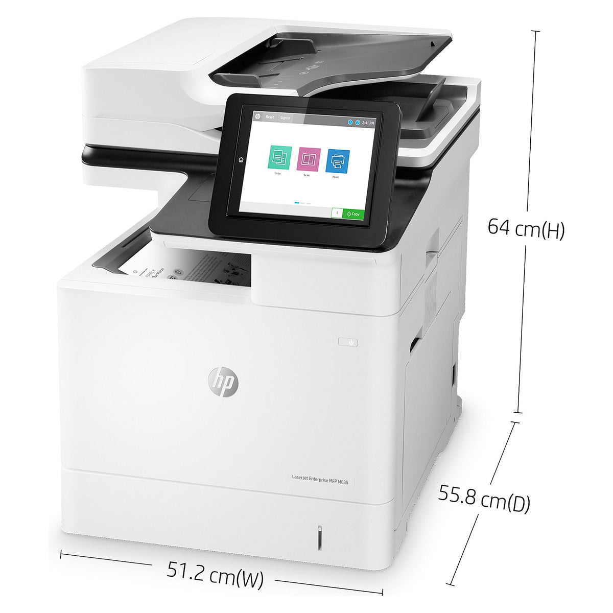HP LaserJet Enterprise MFP M635h Laser-Multifunktionsdrucker 3in1 A4 LAN Duplex ADF