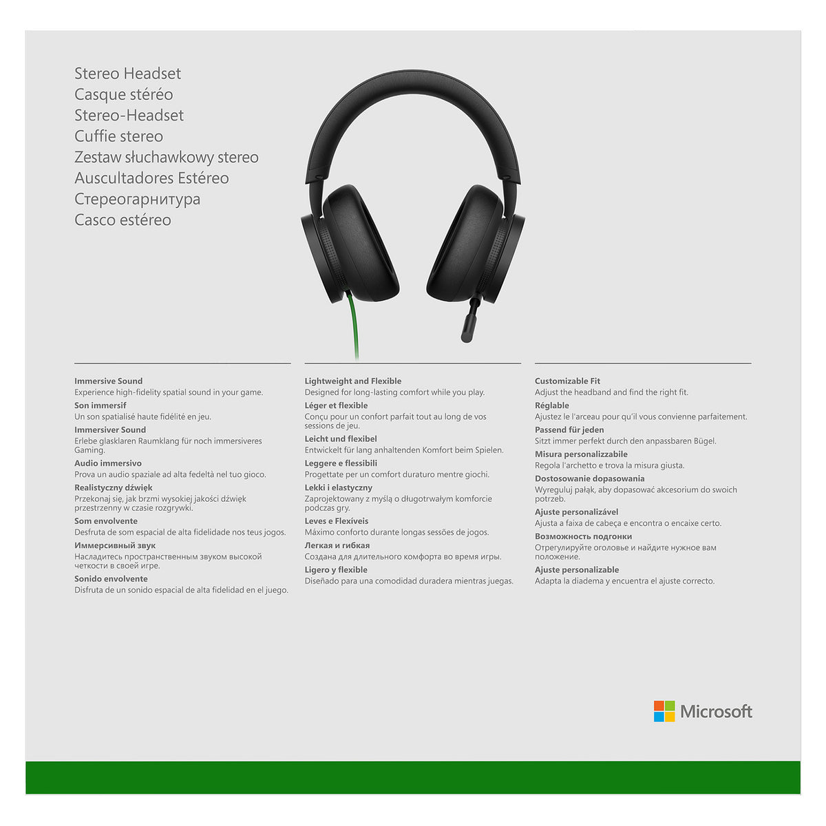 MICROSOFT XBOX Stereo Headset Black