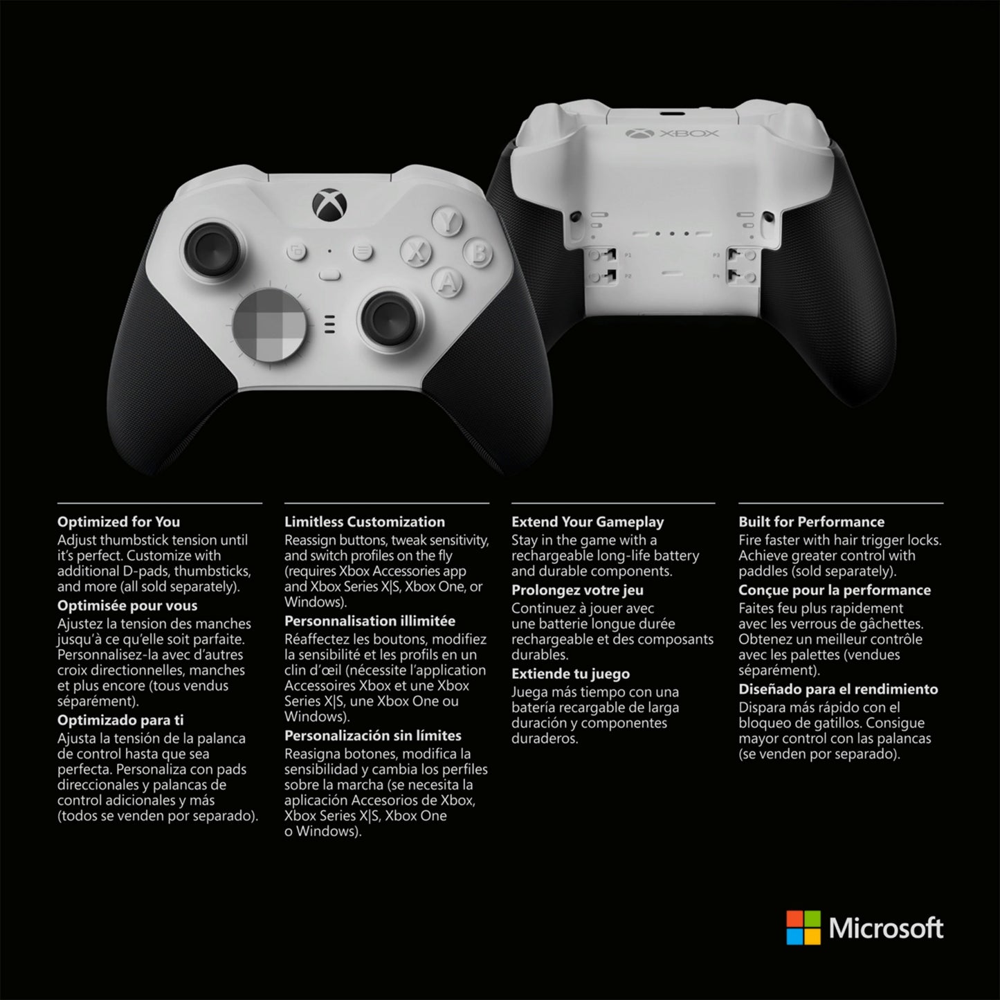 MICROSOFT XBOX Elite Controller Series 2 Core Edition White
