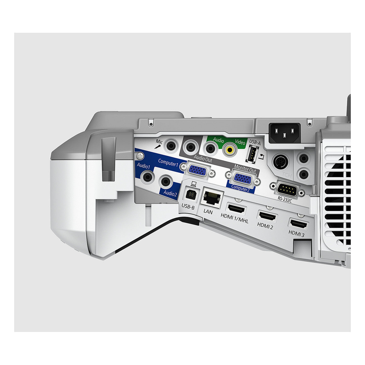 EPSON (1280x800) EB-695Wi Ultrakurzdistanz-Projektor 3LCD 16:10 3500 Lumen VGA, HDMI, composite video, MHL Speaker WXGA White