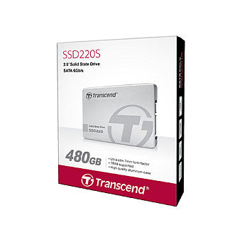 TRANSCEND SSD220S SSD 480GB intern 6,4cm 2,5Zoll SATA 6Gb/s TLC