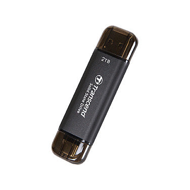 TRANSCEND 2TB External SSD ESD310C USB 10Gbps Type C/A