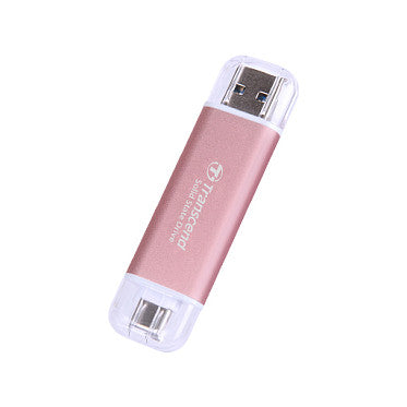 TRANSCEND ESD310P 1TB External SSD USB 10Gbps Type C/A Pink