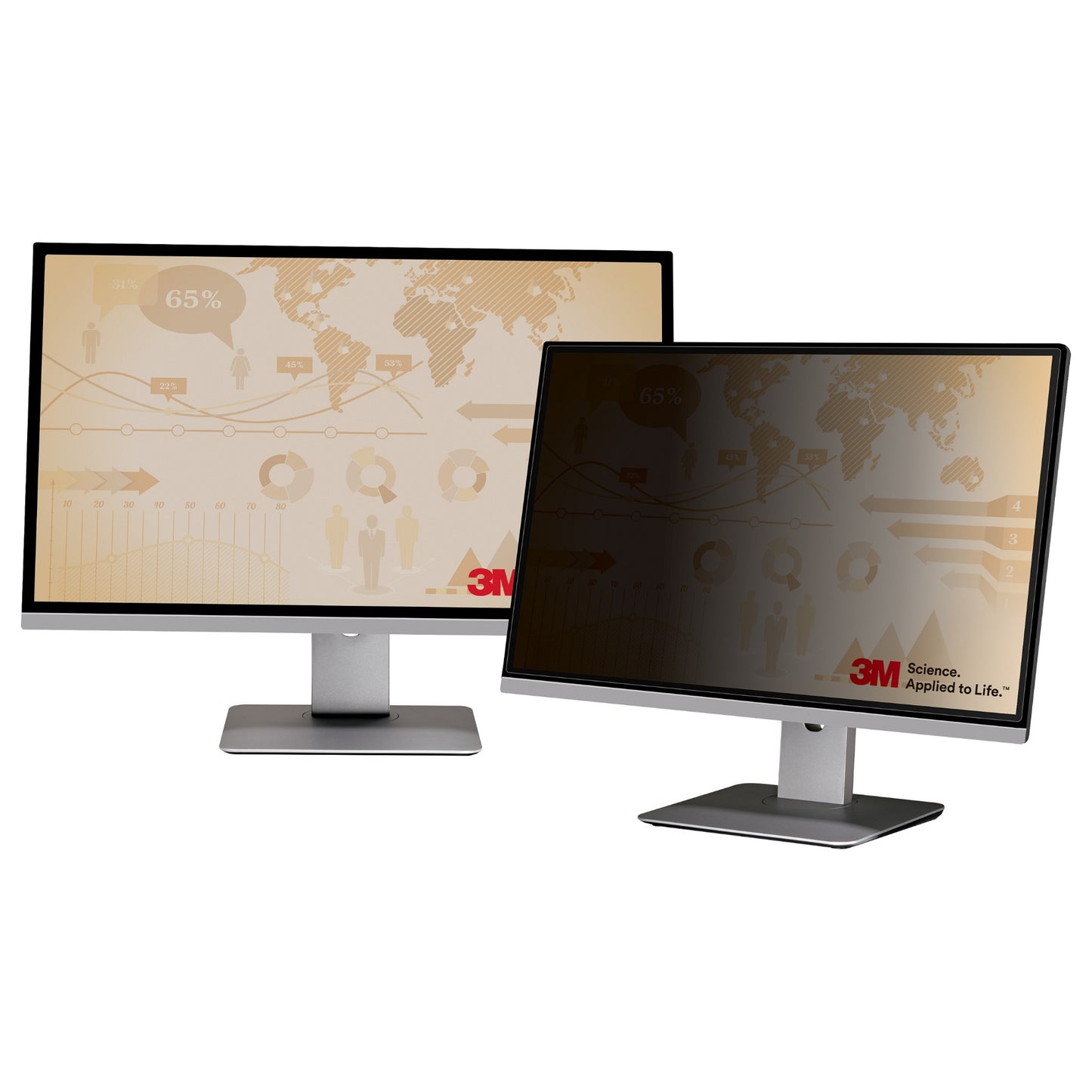 3M Blickschutzfilter für 23" Breitbild-Monitor 16:9