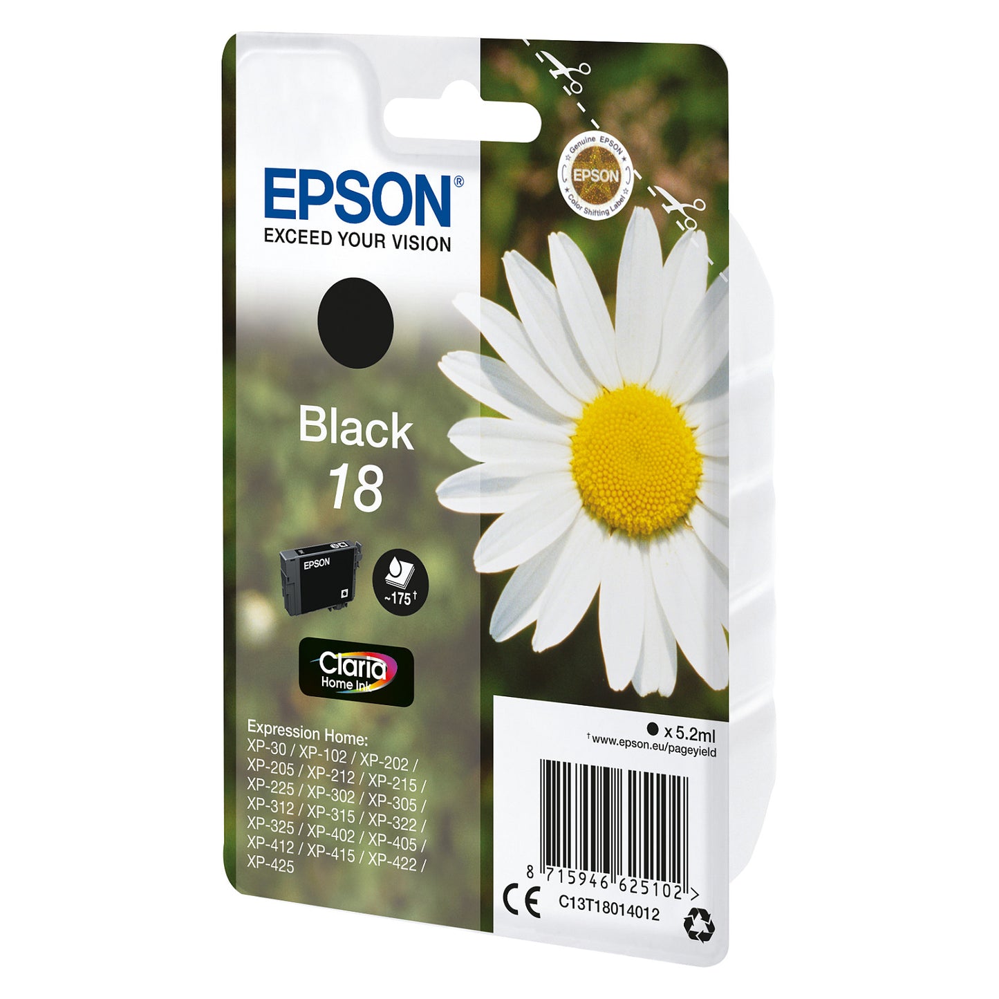 Epson T18014012 black NEUE VERPACKUNG