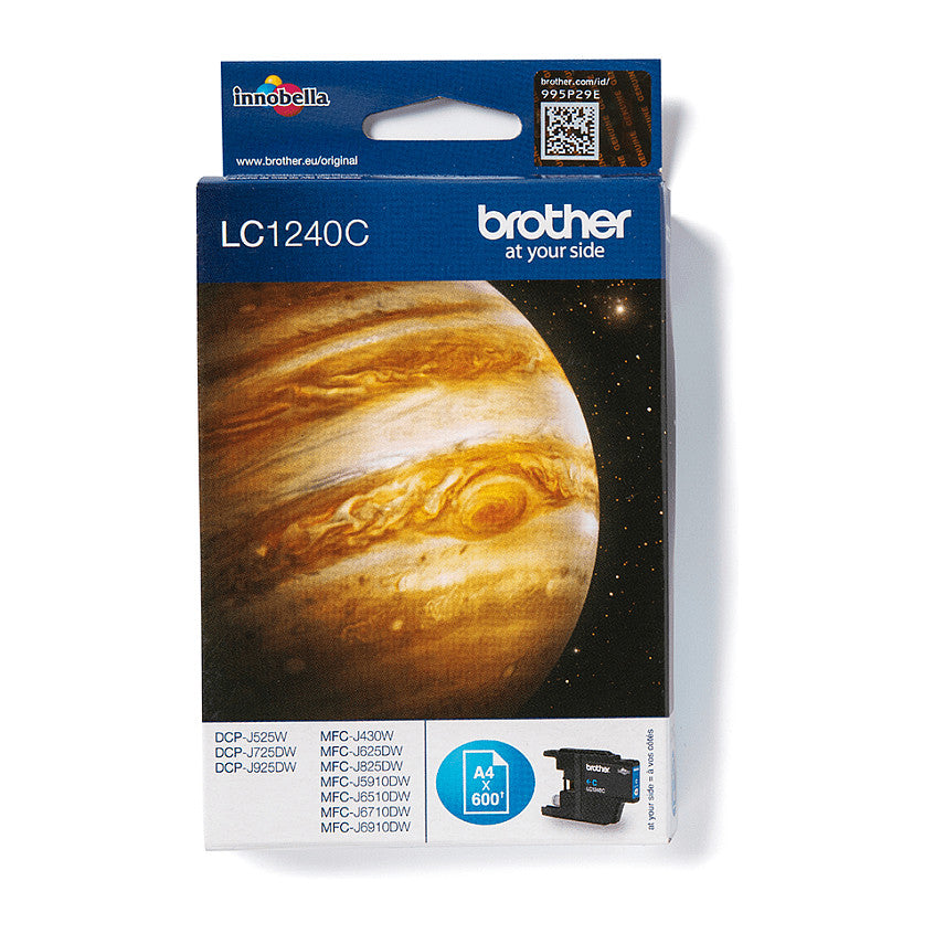 Brother Tinte LC-1240C Cyan bis zu 600 Seiten nach ISO/IEC 24711
