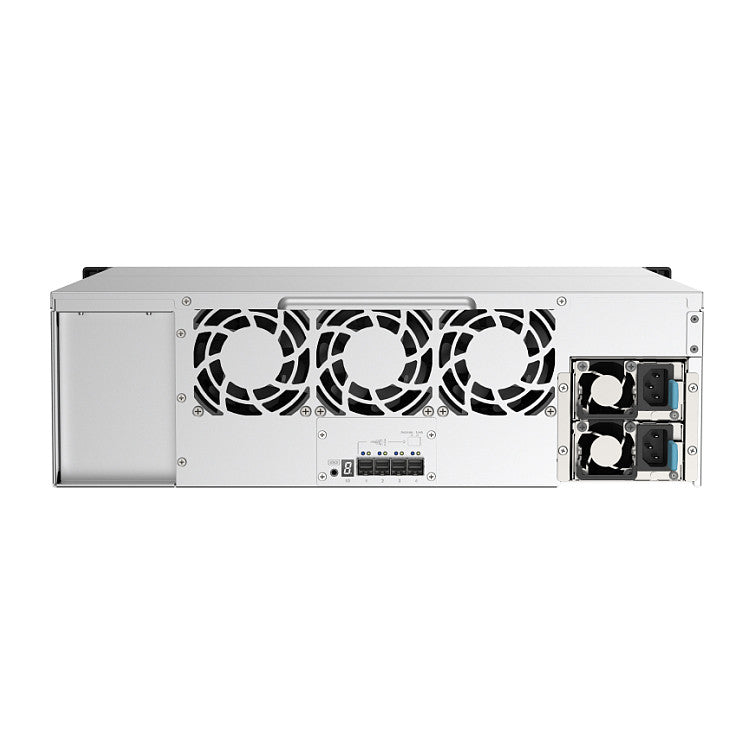 QNAP TL-R1620SEP-RP 16-bay 3U rackmount SAS 12Gbps JBOD expansion enclosure with SAS expander 12Gbps & SAS/SATA 6Gbps drives