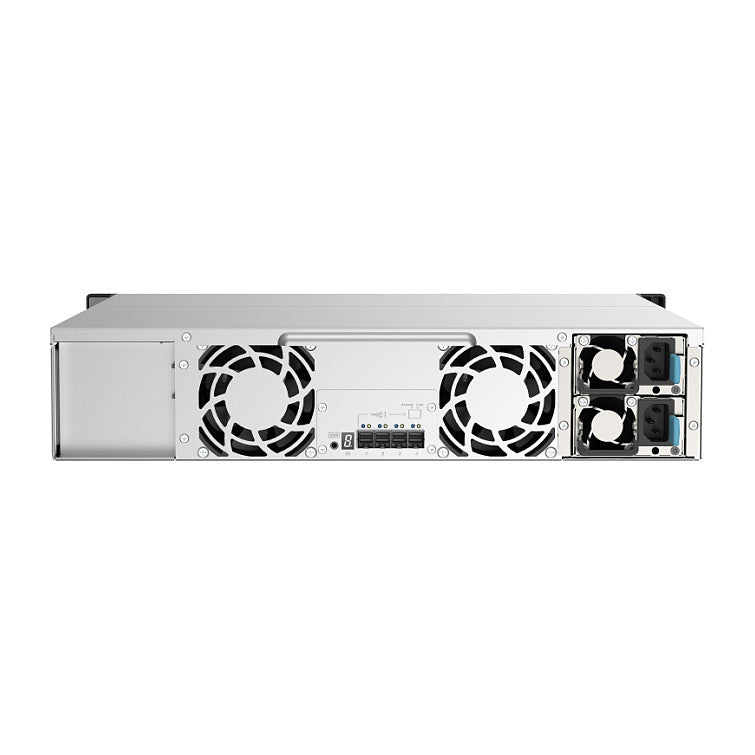 QNAP TL-R1220SEP-RP 12-bay 2U rackmount SAS 12Gbps JBOD expansion enclosure with SAS expander 12Gbps & SAS/SATA 6Gbps drives