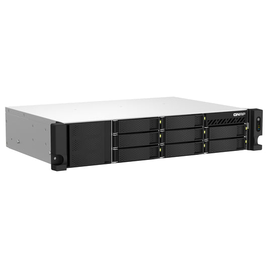QNAP TS-873AeU-4G 8-Bay AMD Ryzen V1000 V1500B 4C/8T 2.2GHz 8xSATA 6Gbps 2xM.2 2280 PCIe Gen3