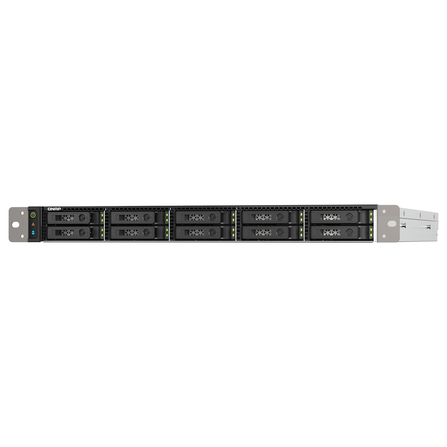 QNAP TS-H1090FU-7302P-128G 10-bay rackmount NAS AMD EPYC 7302P 16-core 3,3GHz 8x16GB RDIMM DDR4 ECC