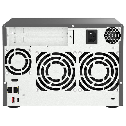 QNAP TVS-H674-I5-32G 6-bay QuTS hero NAS Intel Core i5-12400 6-core/12-thread up to 4,6GHz 32GB SO-DIMM