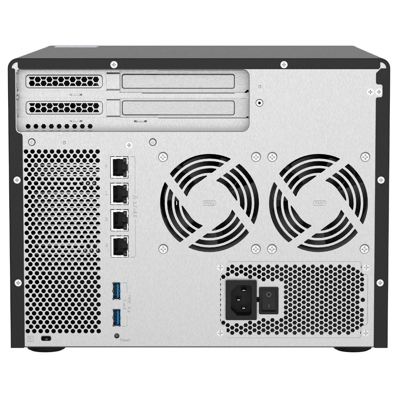 QNAP TS-h886-D1602-8G-BRO 8-Bay QuTS hero NAS Intel Xeon D1602 built-in 2 M.2 NVMe Gen3 port SATA 8GB RAM + 5 Year Warranty