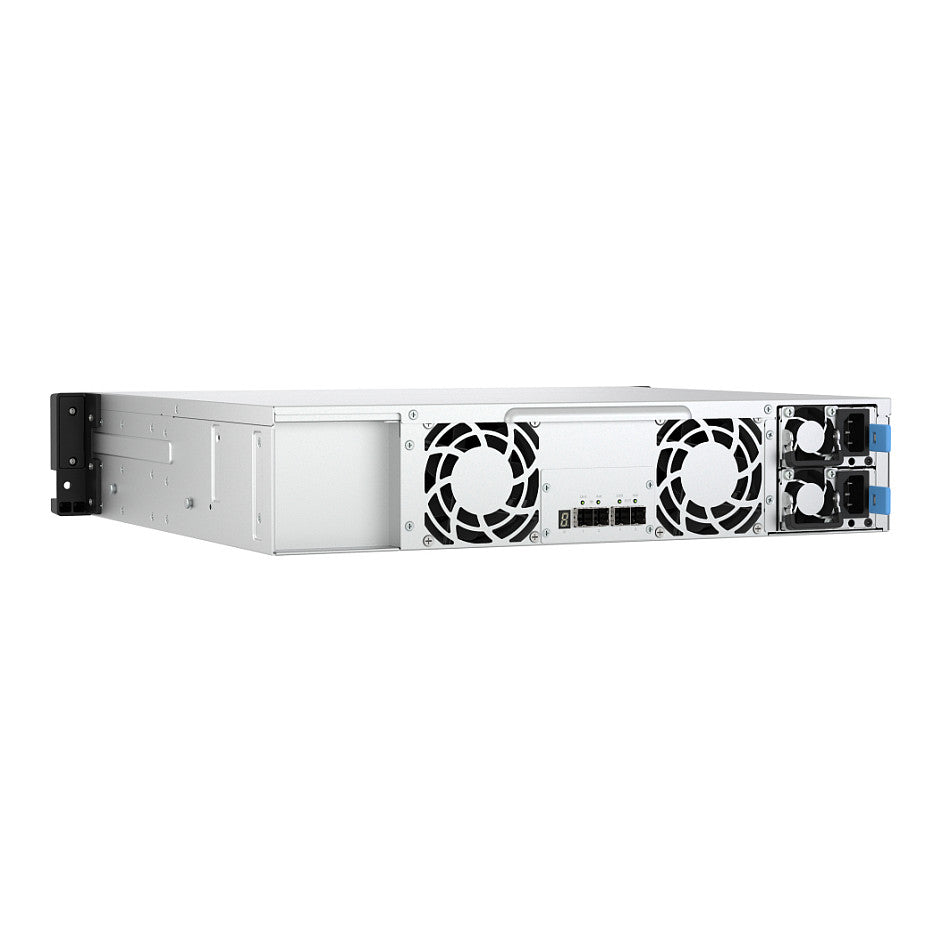 QNAP TL-R1200PES-RP 12-bay 2U rackmount PCIe interface SATA JBOD expansion enclosure 6,35/8,89cm 2,5/3,5Zoll