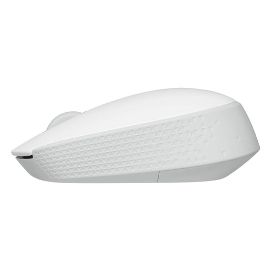 Logitech M171 Mouse right and left-handed optical 3 buttons wireless 2.4 GHz USB wireless receiver off-white