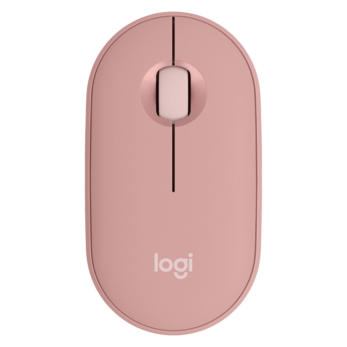 Logitech Pebble Mouse 2 M350s Mouse optical 3 buttons wireless Bluetooth 5.2 LE tonal rose
