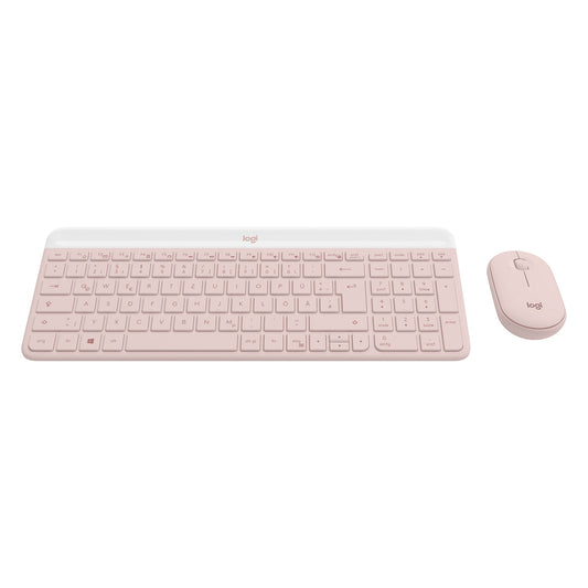 Logitech MK470 Slim Combo - ROSE - (DE) - CENTRAL-419