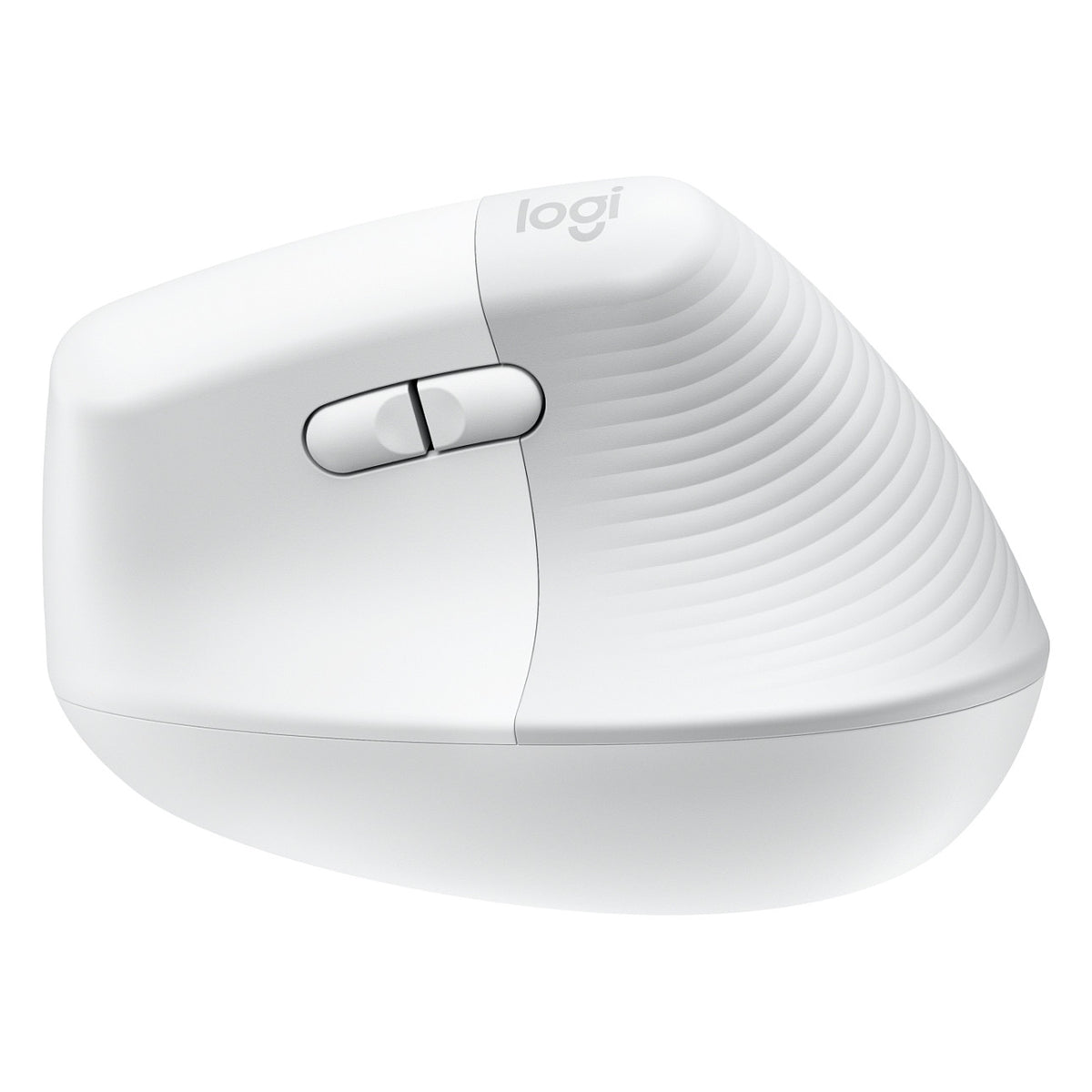 Logitech Lift for Mac Vertical Mouse ergonomic optical 6 buttons wireless Bluetooth Bolt USB receiver off-white