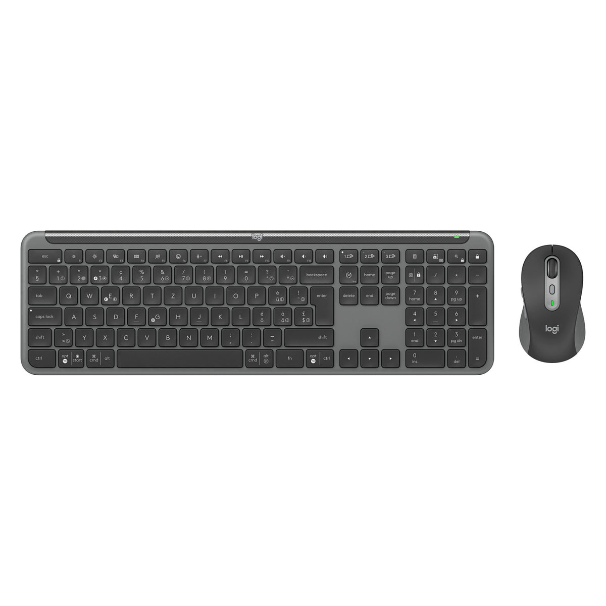 Logitech Signature Slim Combo MK950 for Business - Graphite - CENTRAL-419 (CH)