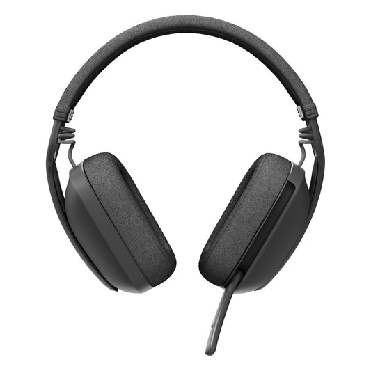 Logitech Zone Vibe Wireless Headset full size Bluetooth Wireless USB-C via Bluetooth Adapter Graphite Certified for Microsoft Teams