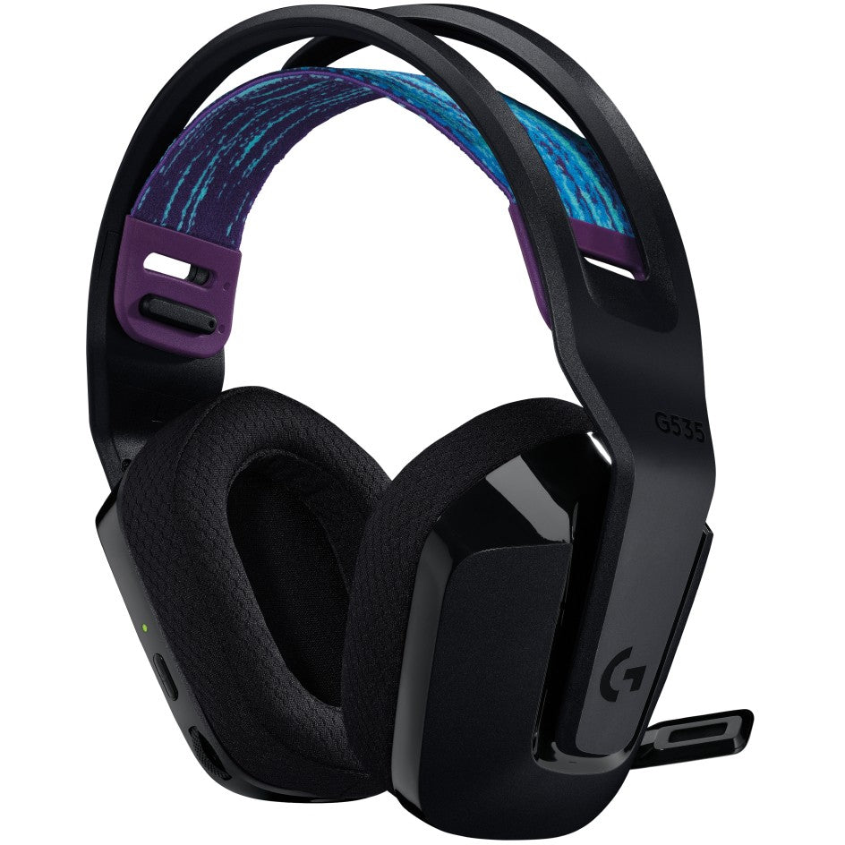 LOGITECH G G535 LIGHTSPEED Wireless Gaming Headset Headset full size LIGHTSPEED wireless black Discord Certified