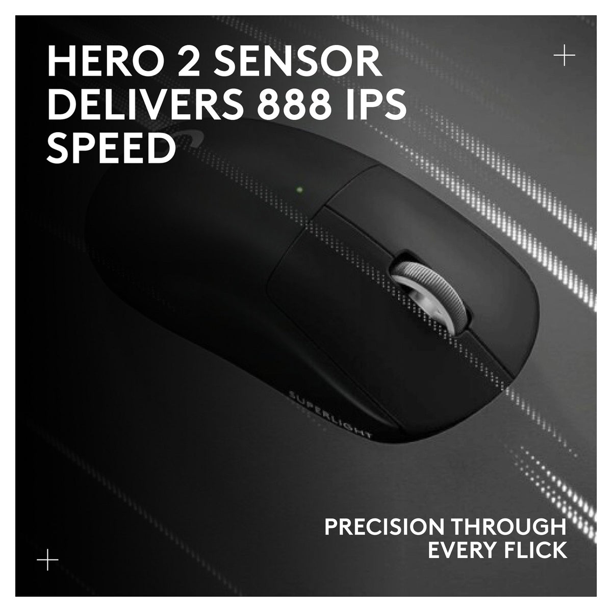 Logitech G PRO X Superlight 2 Lightspeed Gaming Mouse - BLACK - 2,4GHZ - N/A - EER2-933 - 933