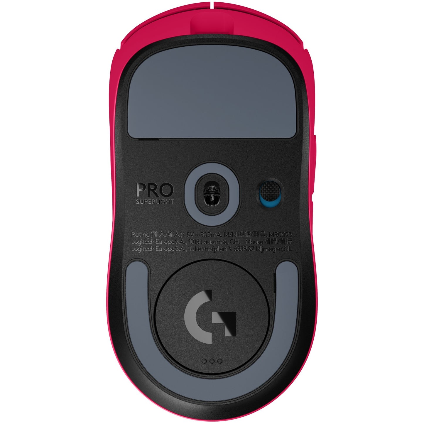 Logitech G PRO X SUPERLIGHT 2 Mouse gaming optical 5 buttons wireless 2.4 GHz USB LIGHTSPEED receiver pink