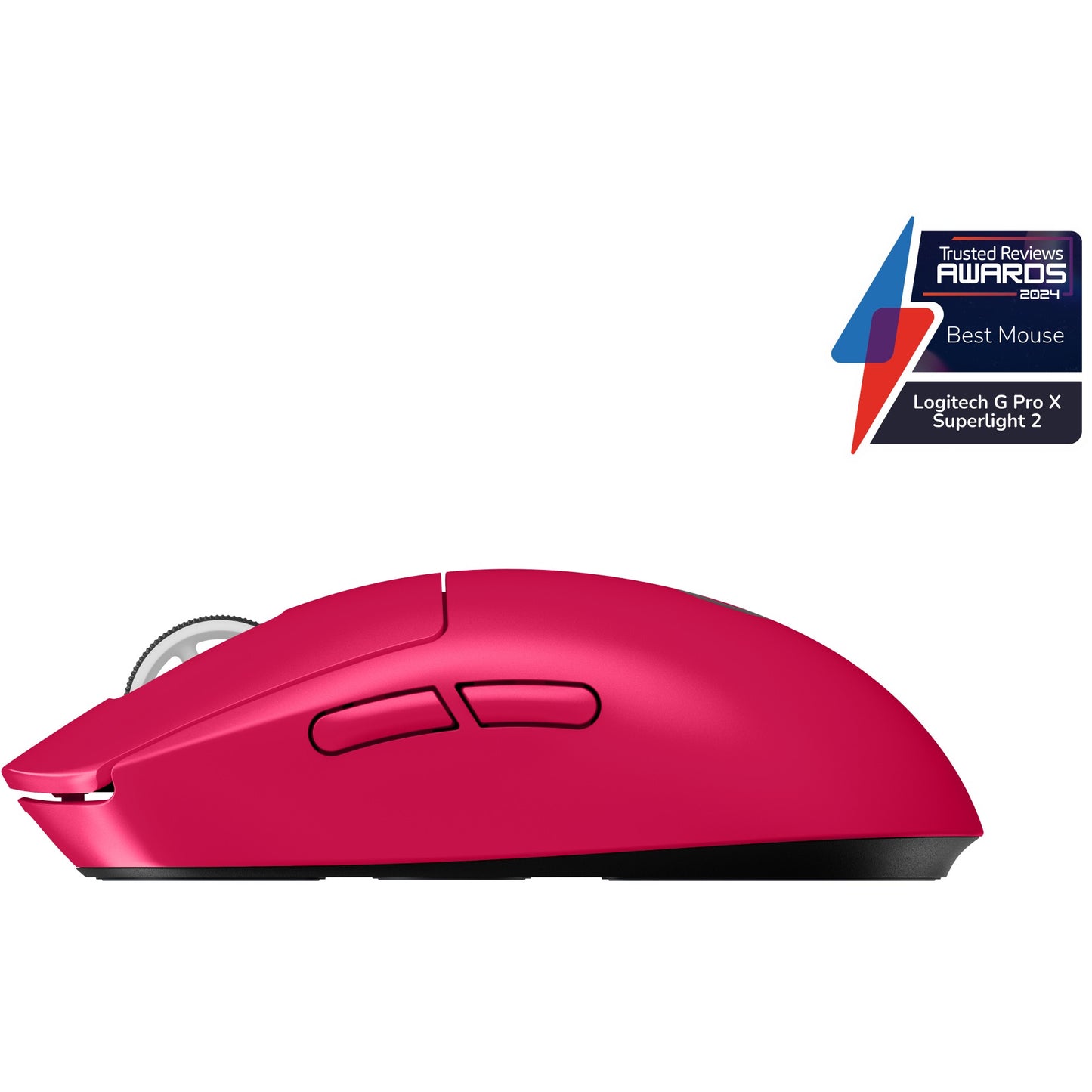 Logitech G PRO X SUPERLIGHT 2 Mouse gaming optical 5 buttons wireless 2.4 GHz USB LIGHTSPEED receiver pink