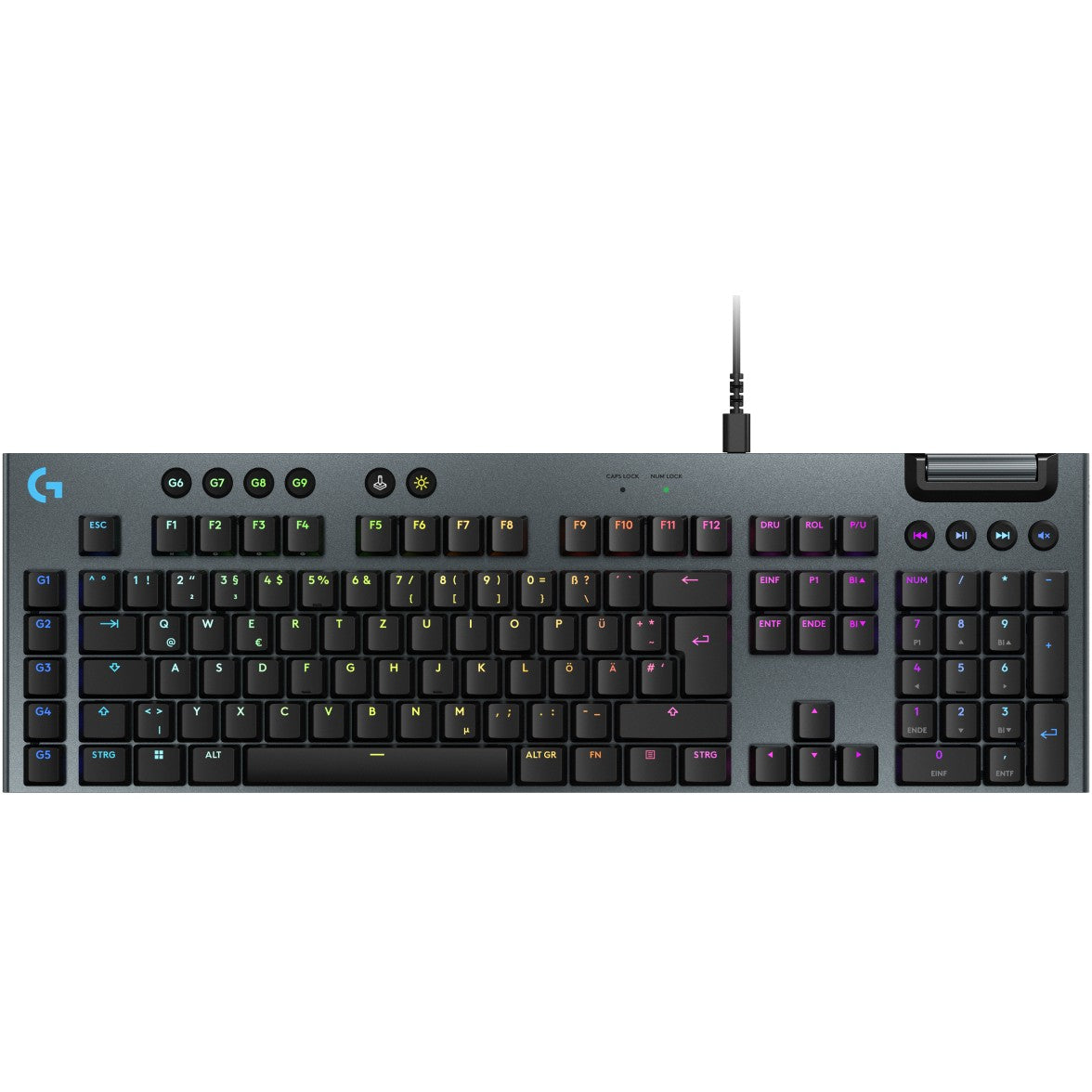 Logitech G915 X Wired Gaming Keyboard Black (DE)