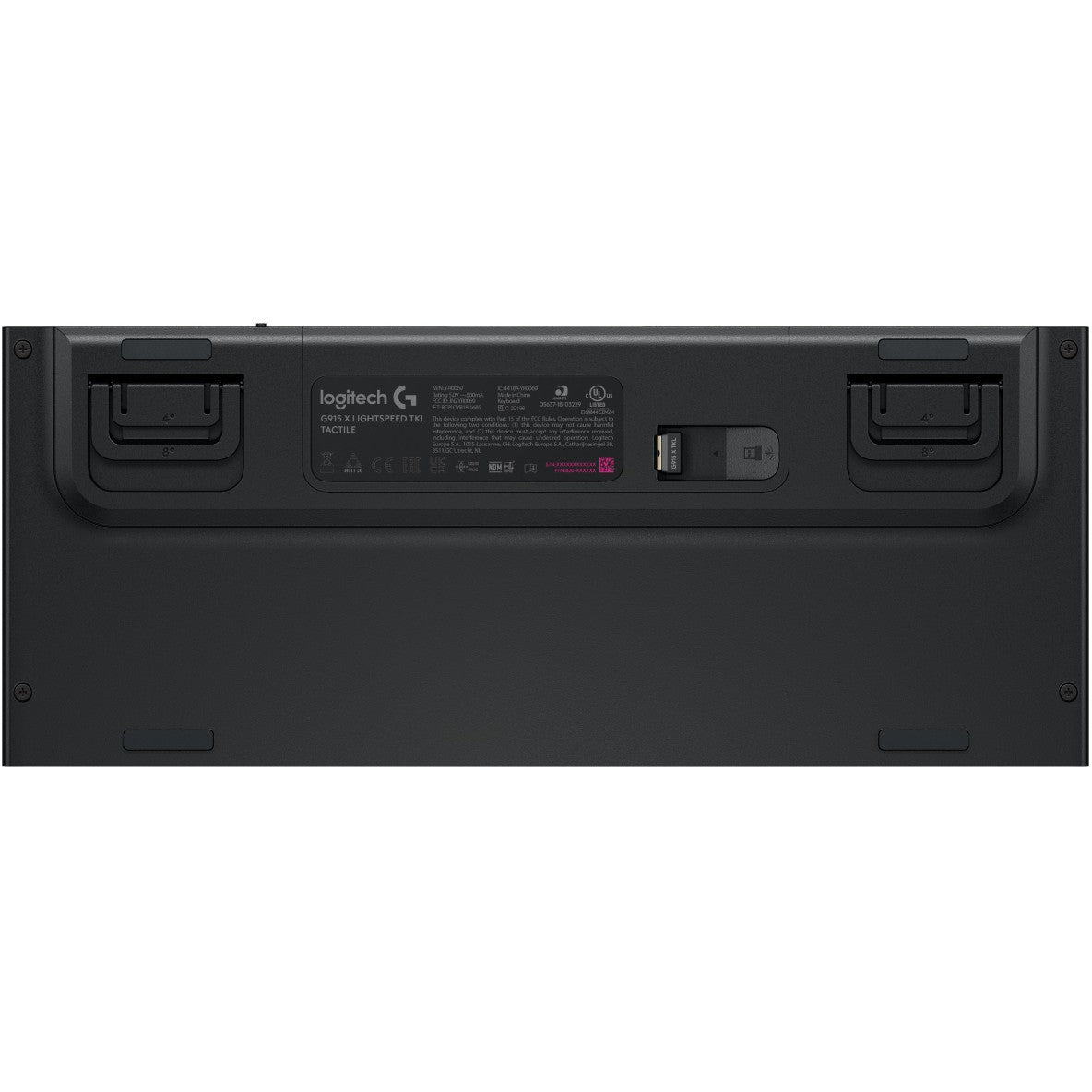 Logitech G915 X LIGHTSPEED TKL Wireless Gaming Keyboard Black (DE)