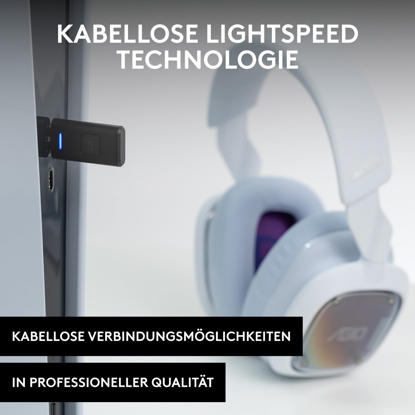 Logitech A30 - WHITE/PURPLE - EMEA