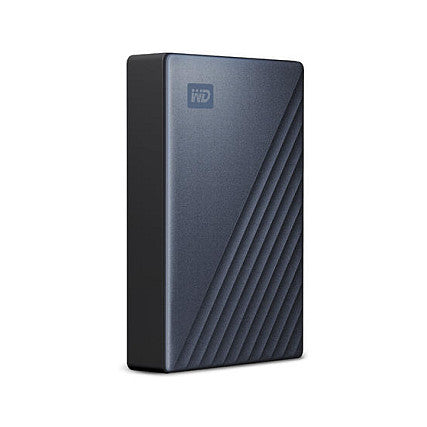 2,5" WD My Passport Ultra 4TB Blue USB-C/USB3.0 HDD 6,4cm 2,5Zoll Metal finish RTL portable extern