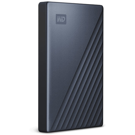 2,5" WD My Passport Ultra 5TB Blue USB-C/USB3.0 HDD 6,4cm 2,5Zoll Metal finish RTL portable extern