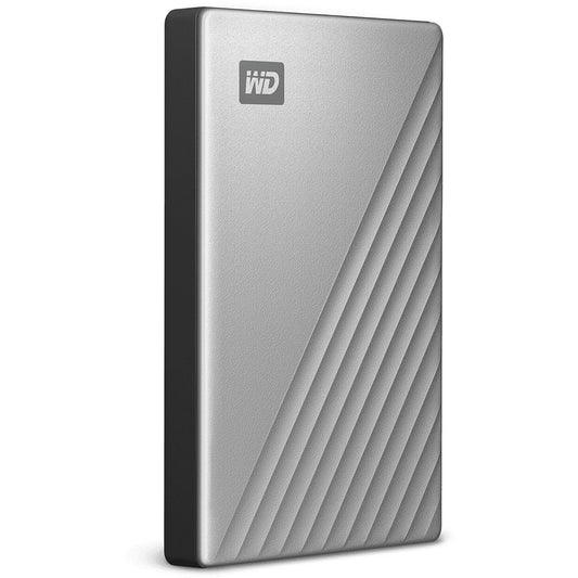 2,5" WD My Passport Ultra Mac 5TB Silver USB-C/USB3.0 HDD 6,4cm 2,5Zoll Metal finish RTL portable extern