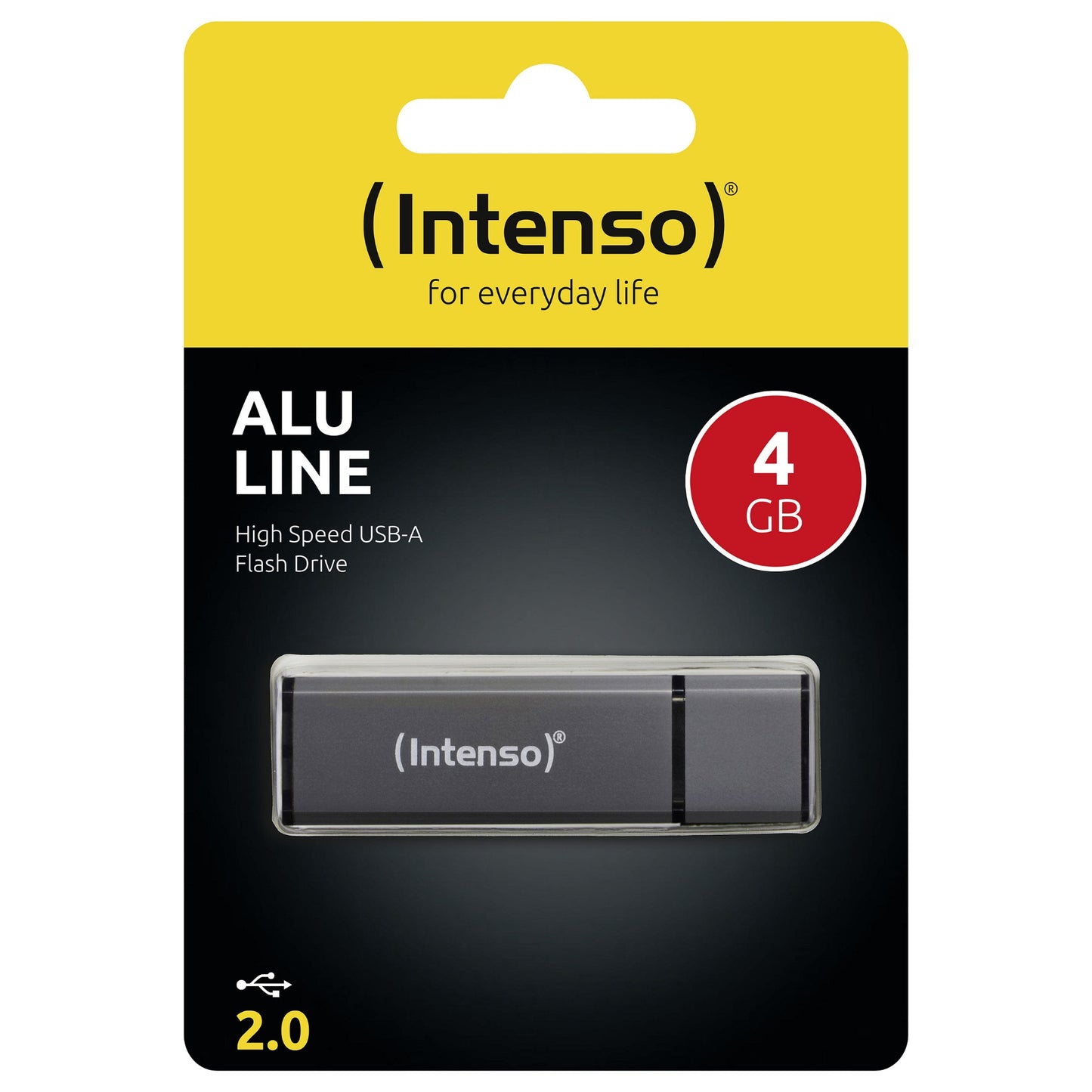 STICK 4GB USB 2.0 Intenso 3521451 Alu Line Grey